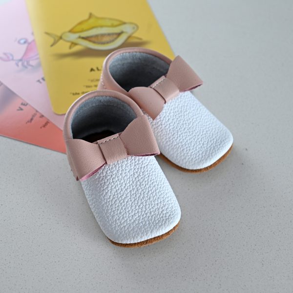 Moccs Ribbons Blanco/Palo Rosa